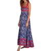 imageIDOPIP Womens Summer Casual Dress Beach Floral Maxi Dress Elegant Spaghetti Sleeveless Smocked Sundress Weeding Guest DressDark Blue