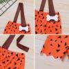 imageIDOPIP Kids Baby Halloween Costume Caveman Cavegirl Stone Age Outfit for Girl Boy Halloween Cosplay Dress Up Photoshoot 6M6TOrange  Boy