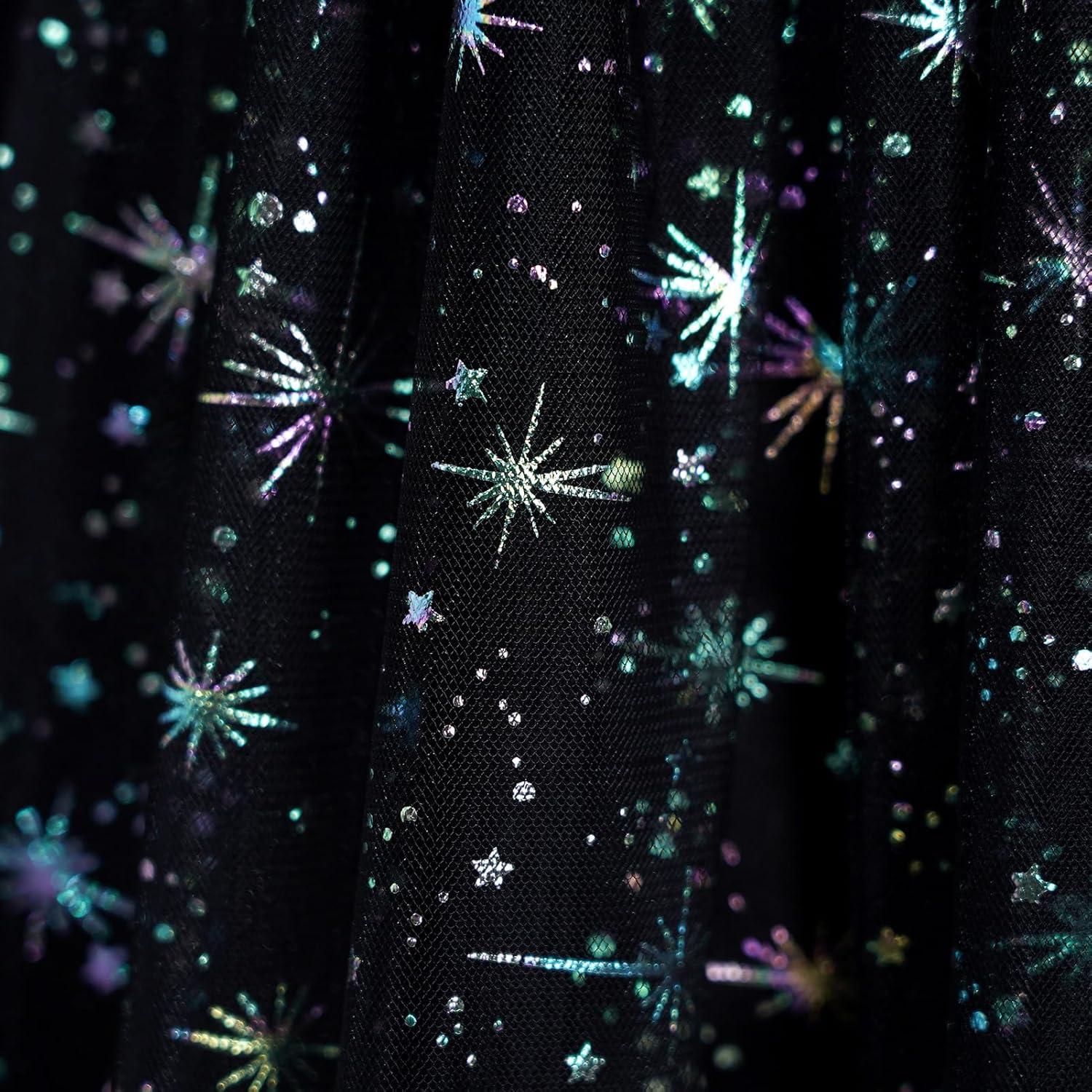 imageIDOPIP Toddler Baby Girls Velvet Tutu Dress Long Sleeve Princess Christmas Birthday Party Wedding Dresses Fall Winter ClothesBlack  Sequin