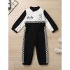 imageIDOPIP Baby Boys 1st 2nd Birthday Outfit Race Car Driver Romper Girls Racer Jumpsuit Kids Racing Suit Toddler Dress up OutfitBlack 2