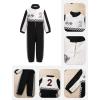 imageIDOPIP Baby Boys 1st 2nd Birthday Outfit Race Car Driver Romper Girls Racer Jumpsuit Kids Racing Suit Toddler Dress up OutfitBlack 2