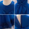 imageIDOPIP Toddler Flower Girl Dress Sequin Bowknot Pageant Wedding Princess Birthday Party Dresses Tulle Tutu Formal Ball Gown Royal Blue