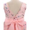 imageIDOPIP Toddler Baby Girls Sequin Butterfly Tutu Dress Princess Birthday Party Pageant Flower Girl Wedding VBackless DressesPeach Pink