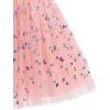 imageIDOPIP Toddler Baby Girls Sequin Butterfly Tutu Dress Princess Birthday Party Pageant Flower Girl Wedding VBackless DressesPeach Pink
