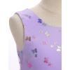 imageIDOPIP Toddler Baby Girls Sequin Butterfly Tutu Dress Princess Birthday Party Pageant Flower Girl Wedding VBackless DressesPurple