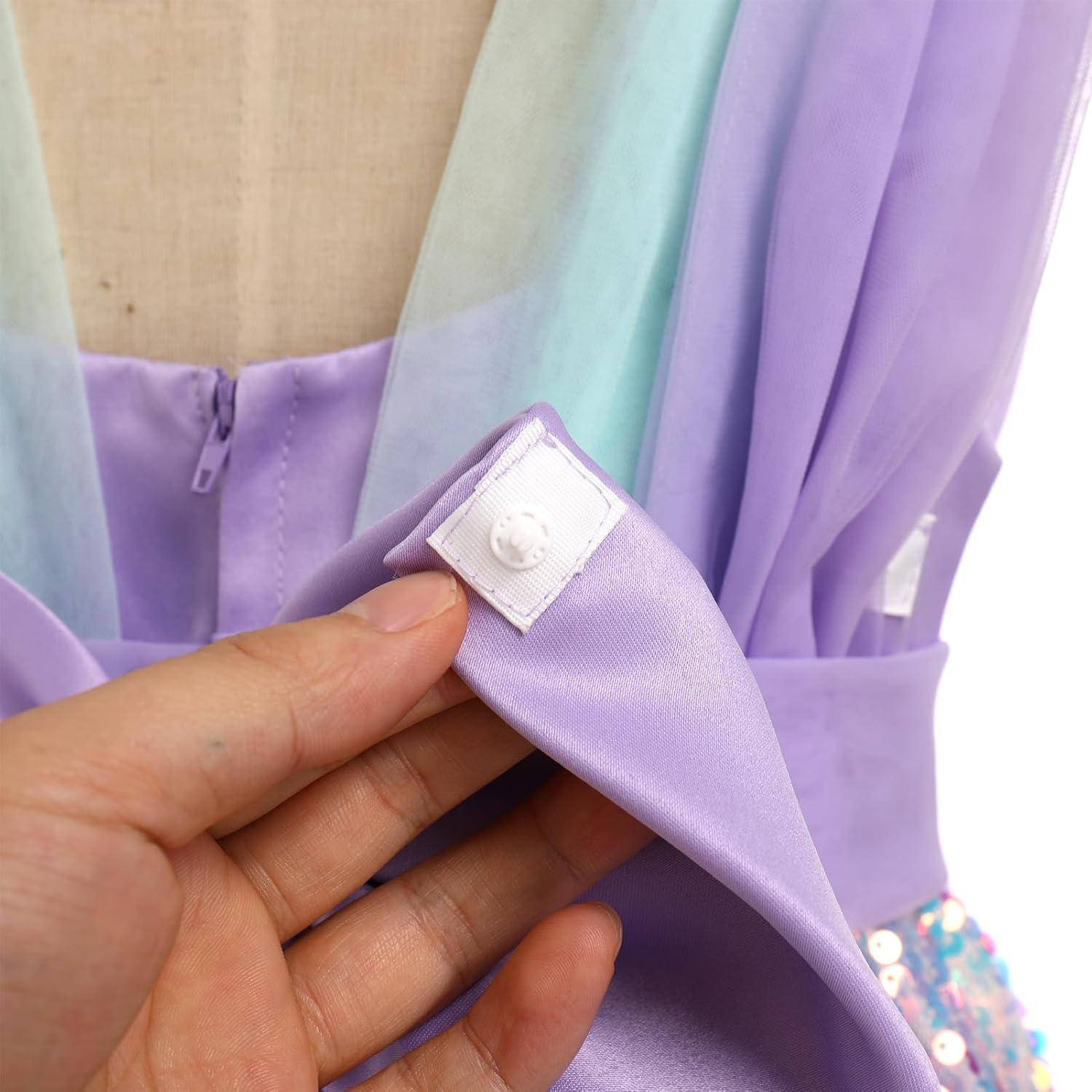 imageIDOPIP Toddler Baby Girls Sequin Bowknot Tutu Dress for Kids Wedding Pageant Birthday Party Communion Tulle Backless DressesPurple