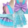 imageIDOPIP Toddler Baby Girls Sequin Bowknot Tutu Dress for Kids Wedding Pageant Birthday Party Communion Tulle Backless DressesGreen