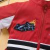 image:imageIDOPIP Baby Boys 1st 2nd Birthday Outfit Race Car Driver Romper Girls Boy Racer Jumpsuit Racing Suit Toddler Dress up CostumeDark Red 2nd