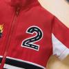 image:imageIDOPIP Baby Boys 1st 2nd Birthday Outfit Race Car Driver Romper Girls Boy Racer Jumpsuit Racing Suit Toddler Dress up CostumeDark Red 2nd