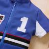 image:imageIDOPIP Baby Boys 1st 2nd Birthday Outfit Race Car Driver Romper Girls Boy Racer Jumpsuit Racing Suit Toddler Dress up CostumeRoyal Blue 1st