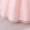 image:imageIDOPIP Butterfly Flower Girl VBackless Bow Dress for Kids Wedding Pageant Party Long Gown Communion Birthday Tulle DressesPink