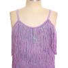image:imageIDOPIP Kids Girls 1920s Flapper Dress Tassels Sequins Fringe Latin Dance Dress Gatsby Halloween Party Ballroom Dance CostumesPurple  Rainbow Sequin