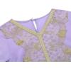 image:imageIDOPIP Muslim Dress for Girls Islamic Prayer Abaya Embroidery Long Sleeve Kaftan Robe Dresses with Belt Ramadan Dubai OutfitsPurple