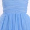 image:imageIDOPIP Toddler Girls 1st 2nd 3rd Birthday Dress Tulle Smocked Dress Pageant Summer Bowknot Sundress for Photoshoot Party 16TBlue
