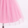 image:imageIDOPIP Toddler Girls 1st 2nd 3rd Birthday Dress Tulle Smocked Dress Pageant Summer Bowknot Sundress for Photoshoot Party 16TBlue