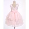 image:imageIDOPIP Toddler Girls Butterfly Birthday Dress Ruffle Tulle Flower Girl Wedding Pageant Formal Party Dress for Photo Shoot 16Pink