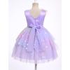 image:imageIDOPIP Toddler Girls Butterfly Birthday Dress Ruffle Tulle Flower Girl Wedding Pageant Formal Party Dress for Photo Shoot 16Rainbow Purple