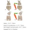 image:imageIDOPIP Newborn Baby Easter Bunny Photography Props Costume Boy Girl Crochet Knit Rabbit Hat Diaper Carrot 1st Birthday OutfitHat  Long Pants 2pcs