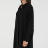 image:imageIDOPIP Muslim Dresses for Women Long Sleeve Islamic Ramadan Abaya Dubai Kaftan Robe Loose Casual Modest Arabic Prayer ClothesBlack