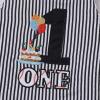 image:imageIDOPIP Baby Boy 1st Birthday Outfit Embroidery Plaid Striped Romper Sleeveless Jumpsuit Summer Overalls Cake Smash PhotoshootBlack Striped Cake