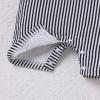 image:imageIDOPIP Baby Boy 1st Birthday Outfit Embroidery Plaid Striped Romper Sleeveless Jumpsuit Summer Overalls Cake Smash PhotoshootBlack Striped Cake
