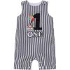 image:imageIDOPIP Baby Boy 1st Birthday Outfit Embroidery Plaid Striped Romper Sleeveless Jumpsuit Summer Overalls Cake Smash PhotoshootBlack Striped Cake