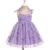 image:imageIDOPIP Baby Girl Tutu Dress Summer Sleeveless Backless Princess Birthday Party Dresses Toddler Pageant Smocked Tulle SundressLight Purple