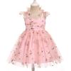 image:imageIDOPIP Baby Girl Tutu Dress Summer Sleeveless Backless Princess Birthday Party Dresses Toddler Pageant Smocked Tulle SundressPink