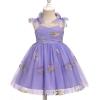 image:imageIDOPIP Baby Girl Tutu Dress Summer Sleeveless Backless Princess Birthday Party Dresses Toddler Pageant Smocked Tulle SundressPurple