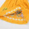 image:imageIDOPIP Toddler Baby Girls Mexican Dress Embroidered Floral Off Shoulder Dresses Summer Ruffle Kids Birthday Party DressesYellow
