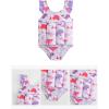 image:imageIDOPIP Kids Boys Girls Floatation Swimsuit with Adjustable Buoyancy Baby Float Suit Swim Vest One Piece Swimwear Bathing SuitPurple Whale