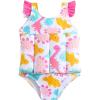 image:imageIDOPIP Kids Boys Girls Floatation Swimsuit with Adjustable Buoyancy Baby Float Suit Swim Vest One Piece Swimwear Bathing SuitPink Dinosaur