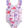 image:imageIDOPIP Kids Boys Girls Floatation Swimsuit with Adjustable Buoyancy Baby Float Suit Swim Vest One Piece Swimwear Bathing SuitPurple Whale