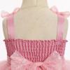 image:imageIDOPIP Toddler Baby Girls Sequin Bowknot Tutu Dress Smocked Princess Birthday Party Dresses Pageant Wedding Tulle Gown 16TPink