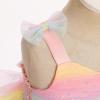 image:imageIDOPIP Toddler Baby Girls Sequin Bowknot Tutu Dress Smocked Princess Birthday Party Dresses Pageant Wedding Tulle Gown 16TRainbow Pink