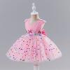 image:imageIDOPIP Toddler Baby Girls Shiny Butterfly Tutu Dress Princess Birthday Party Pageant Flower Girl Wedding VBackless DressesPink  Polka Dot