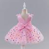 image:imageIDOPIP Toddler Baby Girls Shiny Butterfly Tutu Dress Princess Birthday Party Pageant Flower Girl Wedding VBackless DressesPink  Polka Dot