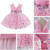 image:imageIDOPIP Toddler Baby Girls Shiny Butterfly Tutu Dress Princess Birthday Party Pageant Flower Girl Wedding VBackless DressesPink  Polka Dot