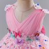 image:imageIDOPIP Toddler Baby Girls Shiny Butterfly Tutu Dress Princess Birthday Party Pageant Flower Girl Wedding VBackless DressesPink  Polka Dot