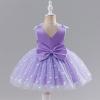 image:imageIDOPIP Toddler Baby Girls Shiny Butterfly Tutu Dress Princess Birthday Party Pageant Flower Girl Wedding VBackless DressesPurple  Butterfly