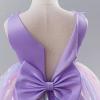 image:imageIDOPIP Toddler Baby Girls Shiny Butterfly Tutu Dress Princess Birthday Party Pageant Flower Girl Wedding VBackless DressesPurple  Gradient
