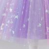 image:imageIDOPIP Toddler Baby Girls Shiny Butterfly Tutu Dress Princess Birthday Party Pageant Flower Girl Wedding VBackless DressesPurple  Gradient