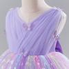 image:imageIDOPIP Toddler Baby Girls Shiny Butterfly Tutu Dress Princess Birthday Party Pageant Flower Girl Wedding VBackless DressesPurple  Gradient