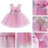 image:imageIDOPIP Toddler Baby Girls Shiny Butterfly Tutu Dress Princess Birthday Party Pageant Flower Girl Wedding VBackless DressesRainbow Pink  Star