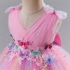 image:imageIDOPIP Toddler Baby Girls Shiny Butterfly Tutu Dress Princess Birthday Party Pageant Flower Girl Wedding VBackless DressesRainbow Pink  Star