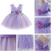 image:imageIDOPIP Toddler Baby Girls Shiny Butterfly Tutu Dress Princess Birthday Party Pageant Flower Girl Wedding VBackless DressesRainbow Purple  Star