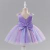 image:imageIDOPIP Toddler Baby Girls Shiny Butterfly Tutu Dress Princess Birthday Party Pageant Flower Girl Wedding VBackless DressesRainbow Purple  Star
