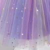 image:imageIDOPIP Toddler Baby Girls Shiny Butterfly Tutu Dress Princess Birthday Party Pageant Flower Girl Wedding VBackless DressesRainbow Purple  Star