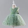 image:imageIDOPIP Toddler Baby Girls Shiny Butterfly Tutu Dress Princess Birthday Party Pageant Flower Girl Wedding VBackless DressesSage Green