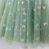 image:imageIDOPIP Toddler Baby Girls Shiny Butterfly Tutu Dress Princess Birthday Party Pageant Flower Girl Wedding VBackless DressesSage Green